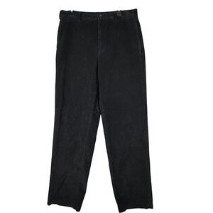Brooks Brothers Hudson Corduroy Pants Mens W35 L33 Dark Blue‎ Straight Leg
